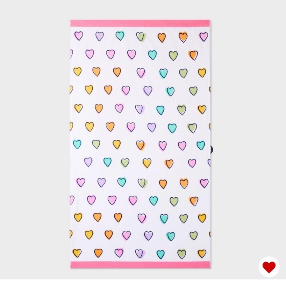 Roller Rabbit Disco Heart Beach Towel
